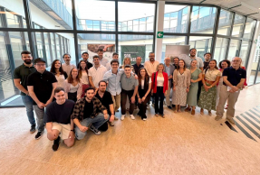 Investigadores miembros, en la presentación del proyecto.