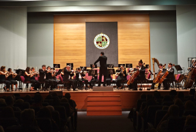 Concierto ofrecido por la Orquesta de la UJA en el Aula Magna del Campus Las Lagunillas.