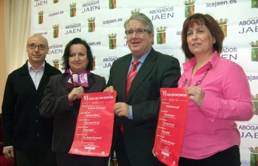 De izquierda a derecha: Luis Moreno Torres, Ana María  Ortiz, Javier Carazo y Mercedes Valenzuela