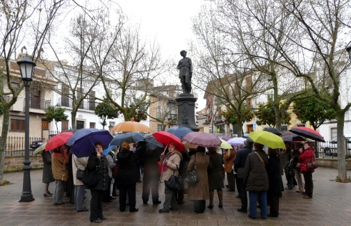 Alumnos del Programa de Mayores, en su visita a Linares