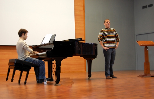 Momento de un ensayo. Foto: Ana Garrido