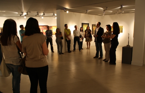 Inauguración de la muestra.