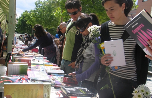 Edición pasada de la Feria del Libro de la UJA.