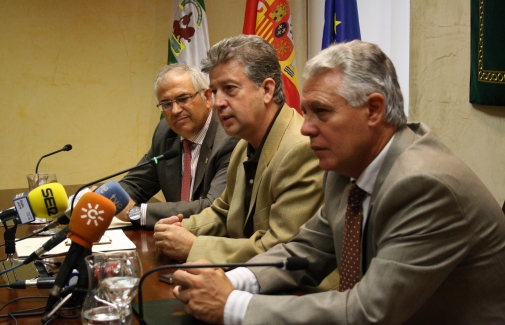 Francisco Menacho, Joaquín Tovar y Manuel Parras.