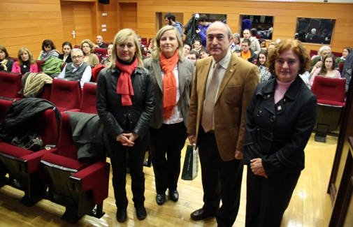 Mª Isabel Torres, Mª Paz Fernández-Liencres, Nazario Martín y Mª José Ayora.