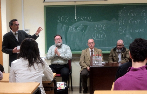 Un momento de la conferencia.