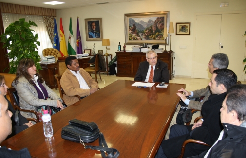 Encuentro de jueces y magistrados iberoamericanos con el Rector de la UJA