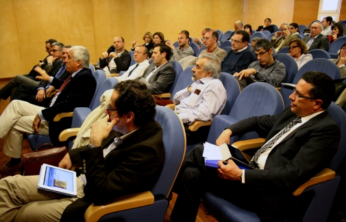 Un momento de la reunión.