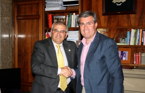 El Rector y el alcalde de Jaén 
