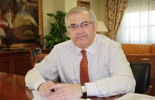 El Rector de la UJA, Manuel Parras Rosa.