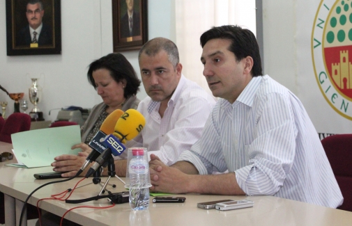 Ana Mª Ortiz, Sebastián García y Juan Martínez.