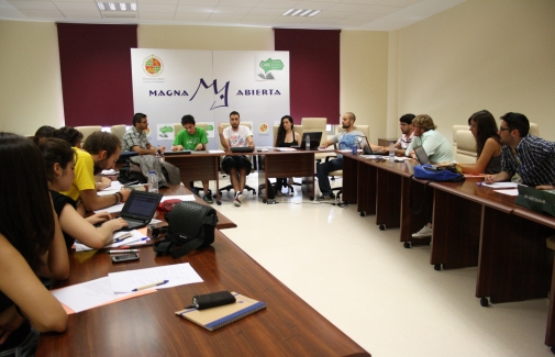 Reunión en la UJA de la Coordinadora Andaluza de Representantes de Estudiantes.