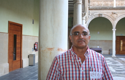Rafael Martos Montes, en la UNIA