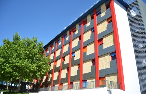 Fachada del Colegio Mayor "Domingo Savio"