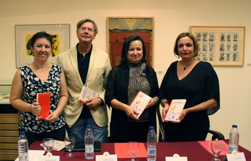 Ana Mª Abril, José A. Marín, Ana Mª Ortiz y Matilde Peinado.