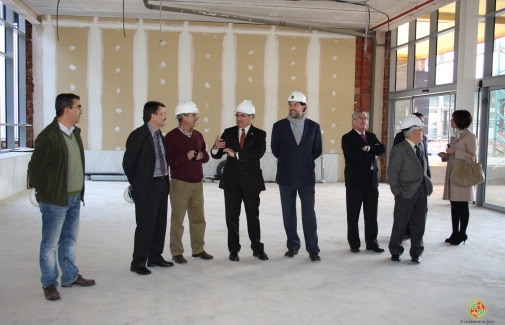 Visita realizada a las obras del Complejo de I+D+i.