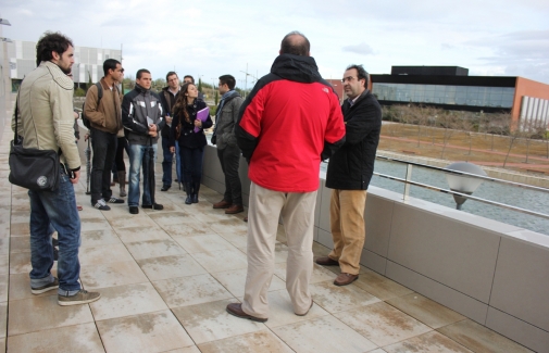 Alumnado del máster, en Geolit.