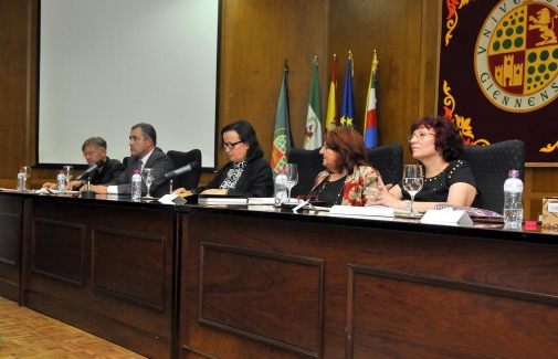 José A. Marín, Sebatián García, Ana Mª Ortiz, Fanny Rubio y Ana Moreno.