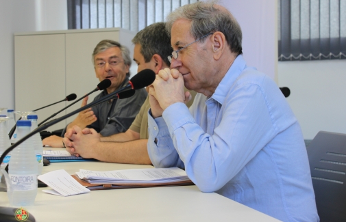 Shlomo Ben-Ami, en su intervención. Foto: G. Comunicación UJA