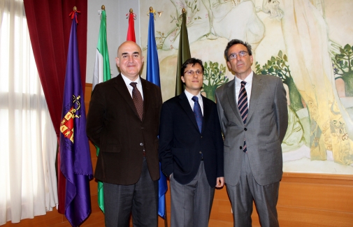 De izquierda a derecha, José Cuesta, Florencio Rodríguez y Jorge Lozano.