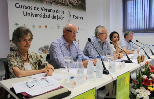 Lourdes Beneria, Juan M. de Faramiñán, Baltasar Garzón, Adriana Espinosa y Hernán Hormazábal.