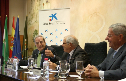 Un momento de la intervención de Jaime Lanaspa.