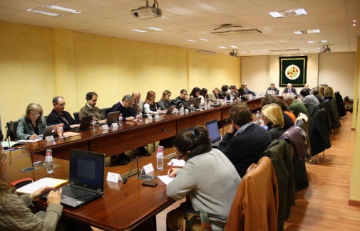 Una reunión del Consejo de Gobierno de la Universidad de Jaén.