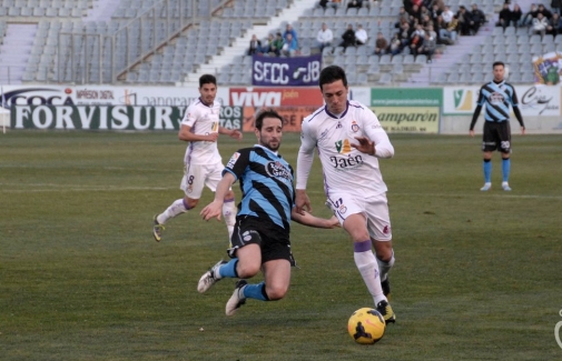 Un encuentro del Real Jaén. Foto: Pedro Gila.