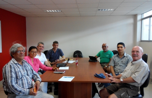 Encuentro entre los investigadores de la UJA y los del Centro de Energías Renovables de la UNI de Lima (Perú)