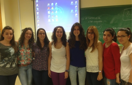 Rocío Samblás, Ana Serrano, Nuria López, Rocío Navas, Ángela Asencio, Noelia Fernández, Piedad Arredondo
