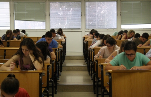 Alumnado, en la Prueba de Acceso a la Universidad de junio