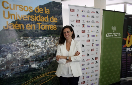Paloma Soria Montañez, en los IX Cursos Universitarios de Verano de la UJA en Torres