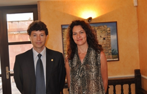 Lidia Ortega y Pedro Vera.