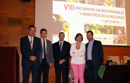 Juan Vilar, Manuel Carlos Vallejo, Ammar Assabah, Mª Angustias Velasco y Julio Millán.