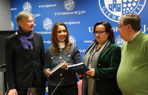 José Ángel Marín, Liz Ovelar, Ana María Ortiz y Lorenzo Almazán