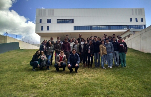 Visita del IES Pablo de Olavide al Campus de Linares.