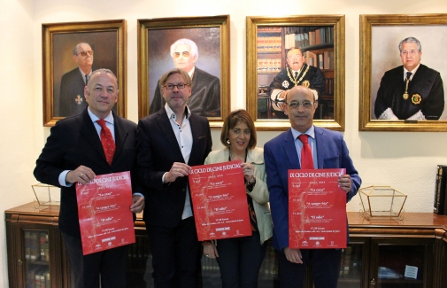 Luis J. Gutiérez, José A. Marín, Purificación Gálvez y Vicente Oya.