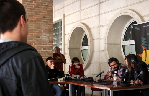 Emisión al aire libre de Uniradio Jaén. Foto: Laura Reyes y Conrado Torres