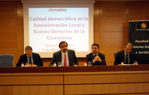 De izquierda a derecha: Juan Cano, Juan Gómez, Francisco Reyes y José Antonio López