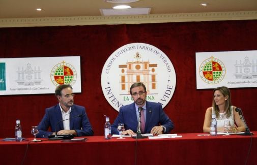 De izquierda a derecha: Felipe López, Juan Gómez y Yolanda Reche
