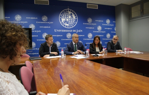 Javier Gámez, Juan Ramón Lanzas, Susana de la Casa y José Moyano