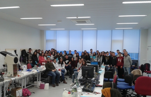Alumnado participante en la visita.