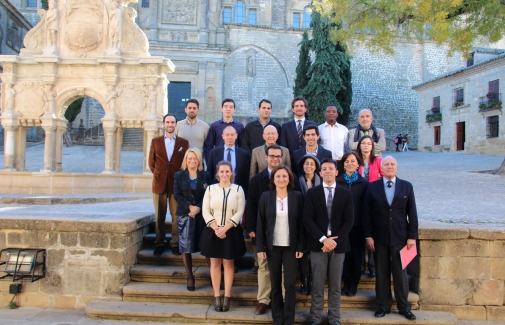 Participantes en el encuentro, en Baeza
