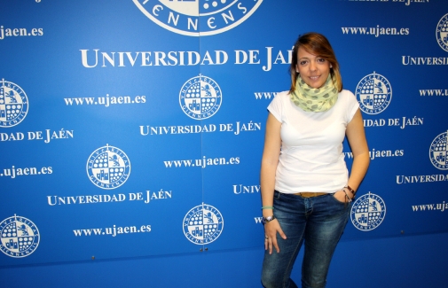 Estefanía Lozano Velasco, en la Universidad de Jaén