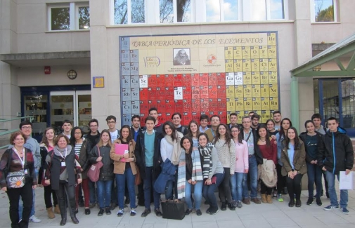 Alumnado participante y organizadores.