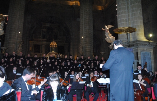 Momento de la actuación en la Catedral. Foto: Darío Serrano
