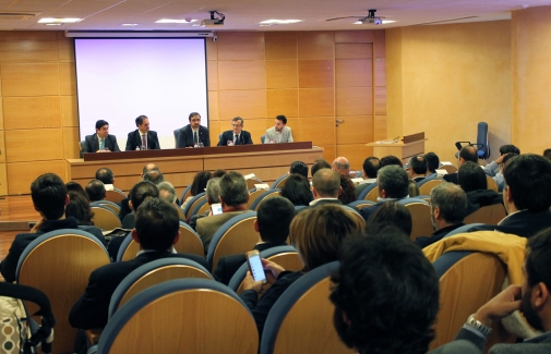 Acto de celebración del Día de la Ingeniería. Foto: Marina Cañada.