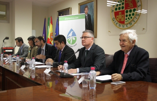 Intervención del Rector de la UJA, durante la presentación del proyecto.