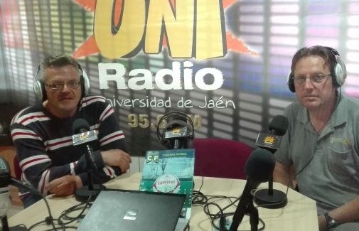 Miembros de radiozulo.com, en UniRadio Jaén.