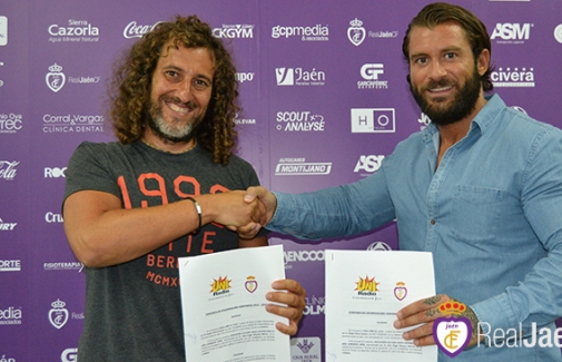 Julio A. Olivares y Sergio Hitos. Foto: Real Jaén.